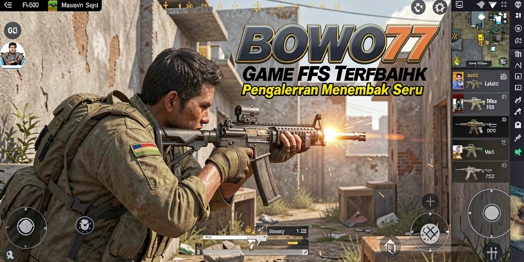 Tampilan seru dari gameplay BOWO77 yang menegangkan dan mendebarkan.
