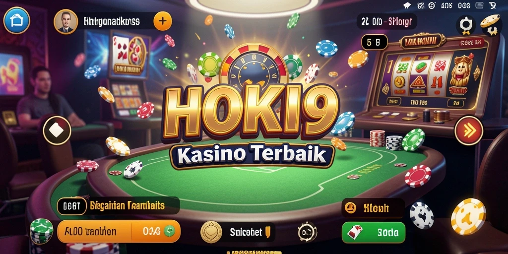 Tampilan menarik dari gameplay Kasino HOKI9 yang mendebarkan.