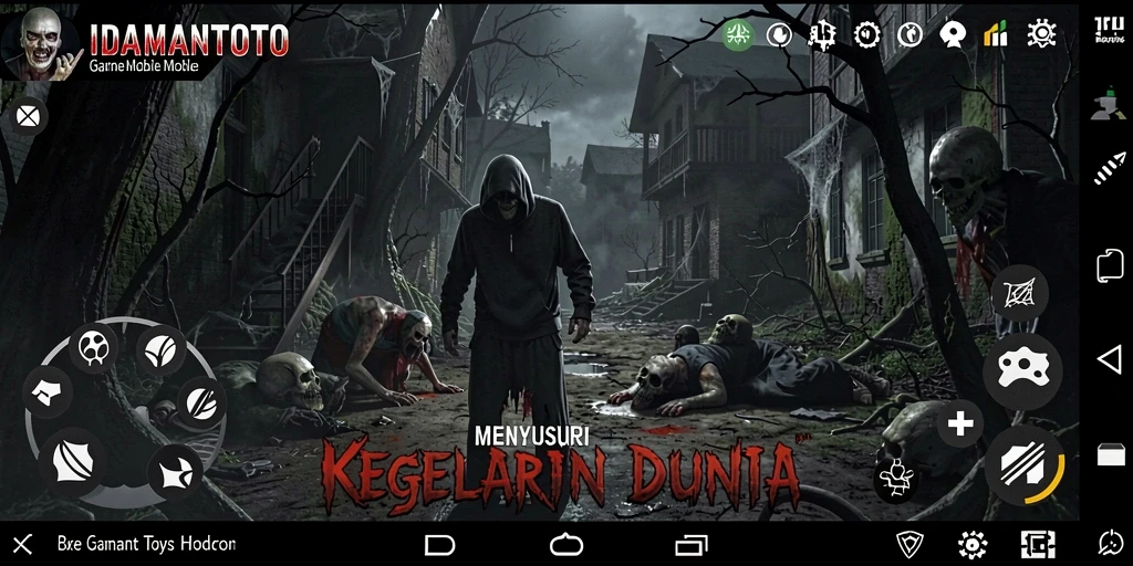 Gameplay menegangkan dalam IDAMANTOTO dengan suasana horor yang mencekam.