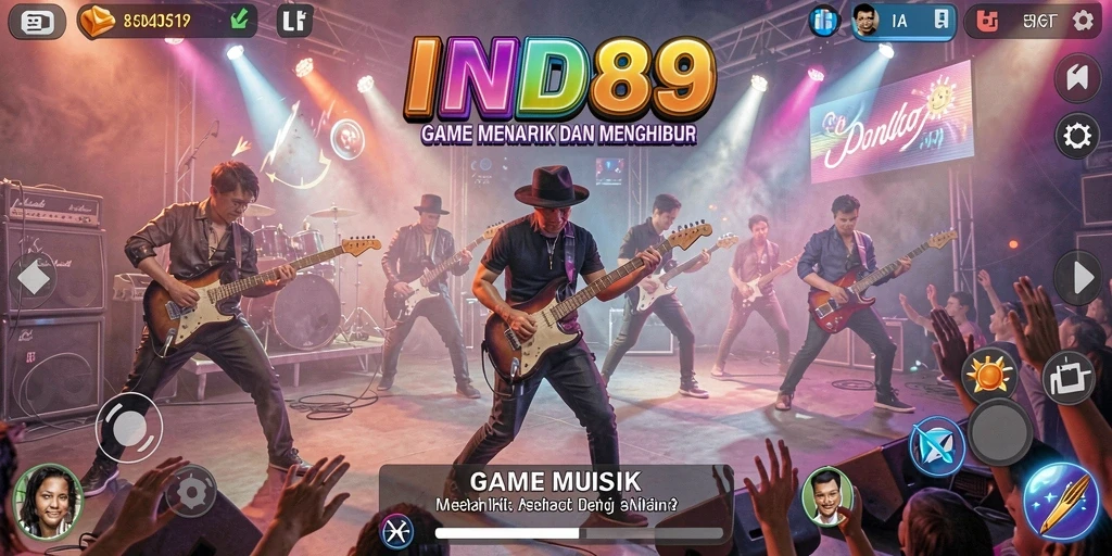 Tampilan gameplay yang seru dan interaktif di IND89.