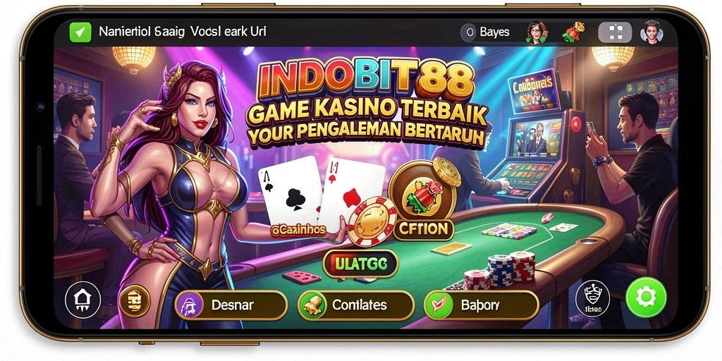 Screenshot gameplay INDOBIT88 yang menampilkan keseruan permainan Kasino.