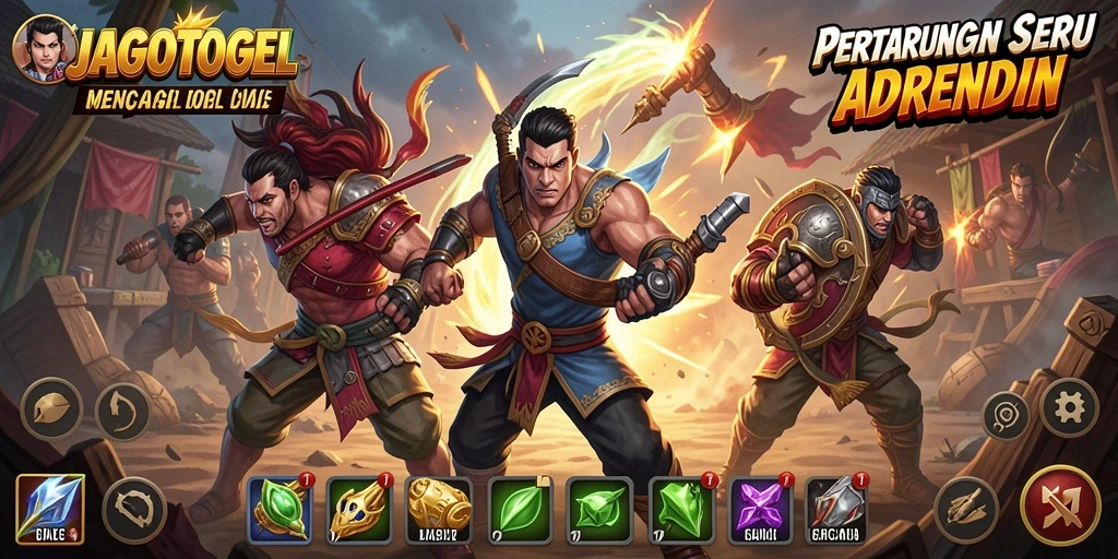 Tampilan menakjubkan dari gameplay JAGOTOGEL yang penuh aksi.