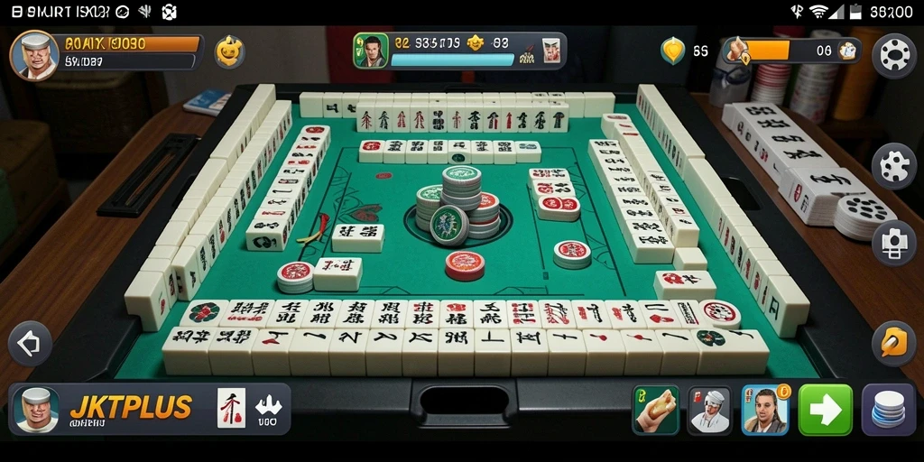 Gameplay Mahjong JKTPLUS yang menarik dan menyenangkan.