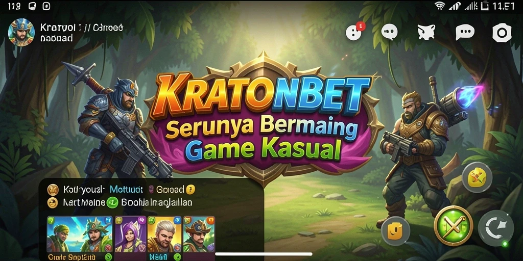 Tampilan menarik dan gameplay menghibur di KRATONBET.