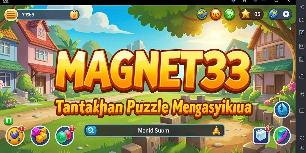 Screenshot gameplay MAGNET33 dengan tantangan Puzzle yang seru.
