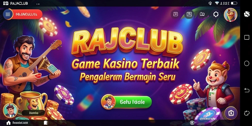 Screenshot gameplay RAJACLUB menampilkan keseruan permainan Kasino yang mendebarkan.