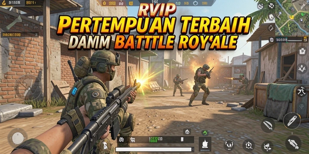 Gameplay seru dalam RVIP menampilkan pertempuran mendebarkan.