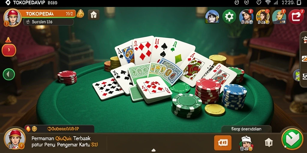 Tampilan gameplay QiuQiu yang menarik dan interaktif.